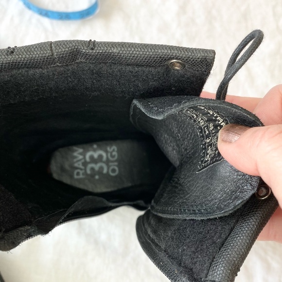 G-Star Raw Leather Combat Boots - Picture 12 of 13